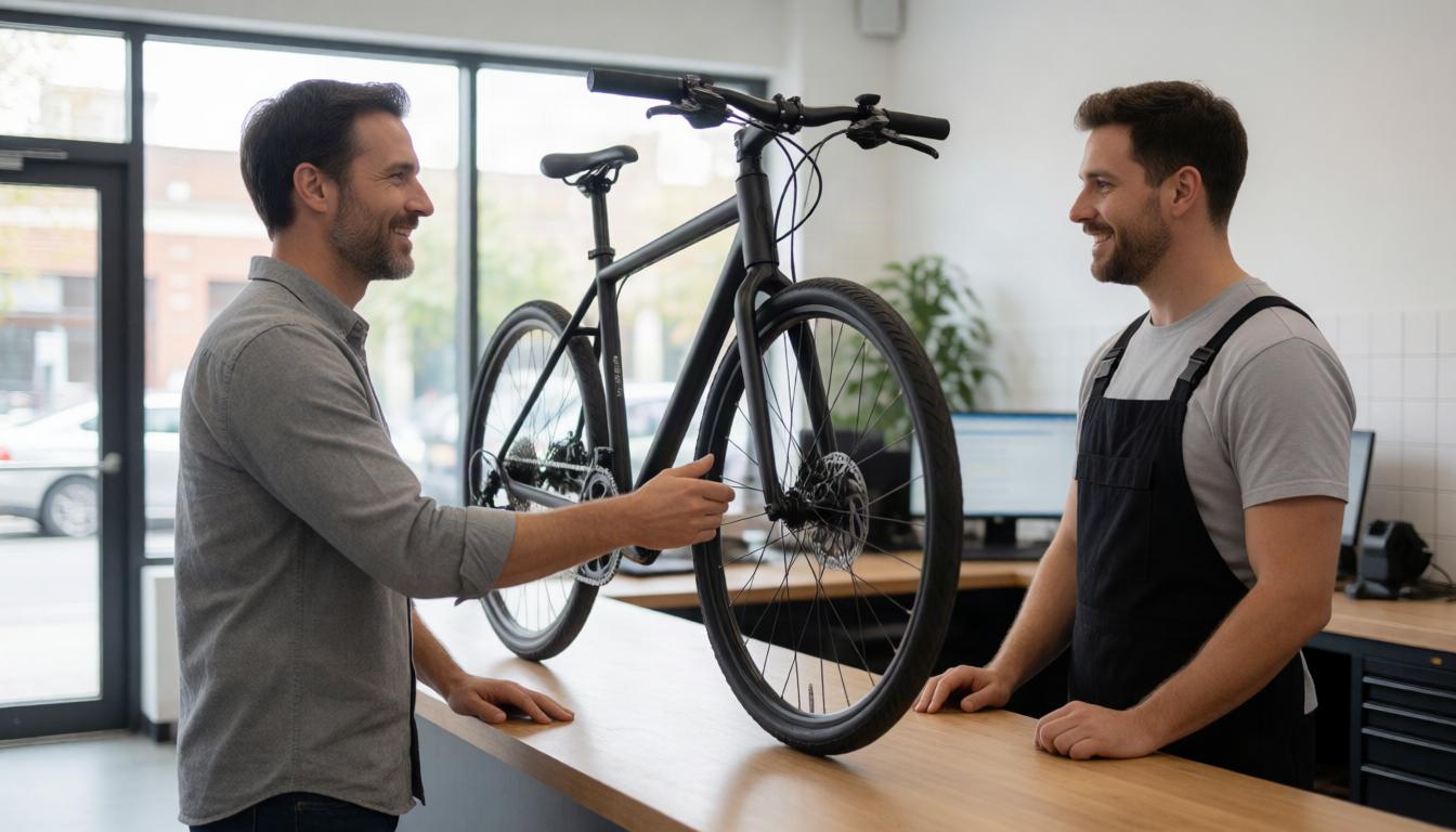 Family bicycle servicing